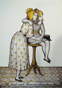 بول وفلورنسا دومبي من دومبي وابنه تشارلز ديكنز بواسطة مدرسة اللغة الإنجليزية